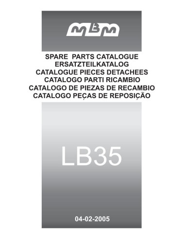 Pièces détachées MBM LB35 Annee 02-2005 