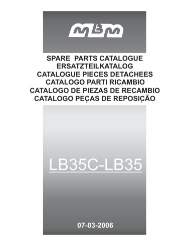 Pièces détachées MBM LB35 Annee 03-2006 