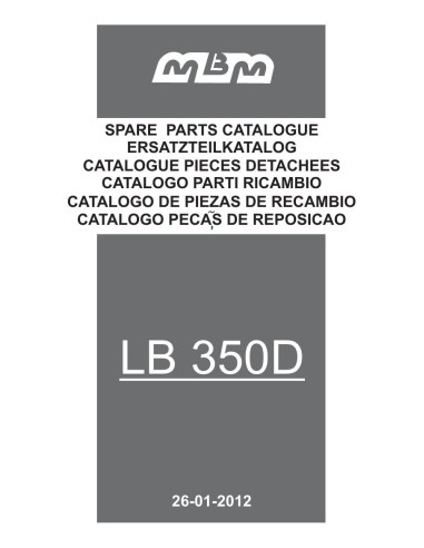 Pièces détachées MBM LB350D Annee 01-2012 