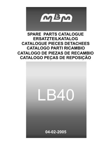 Pièces détachées MBM LB40 Annee 02-2005 