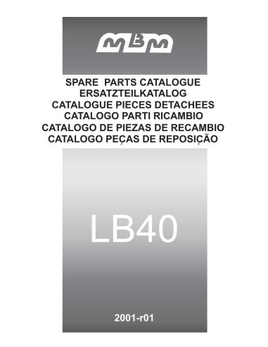 Pièces détachées MBM LB40 Annee 2001 