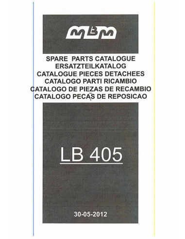 Pièces détachées MBM LB405 Annee 05-2012 