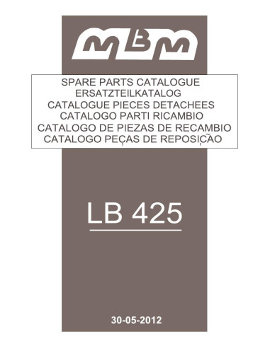 Pièces détachées MBM LB425 Annee 05-2012 