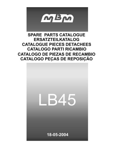 Pièces détachées MBM LB45 Annee 05-2004 