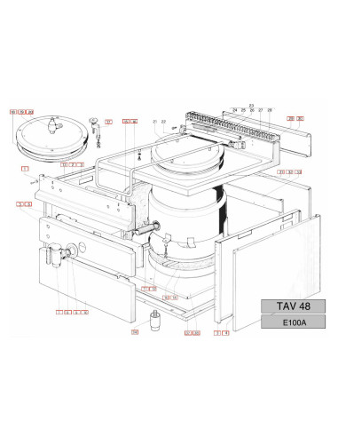 Pièces détachées MBM E100A Annee 2004 