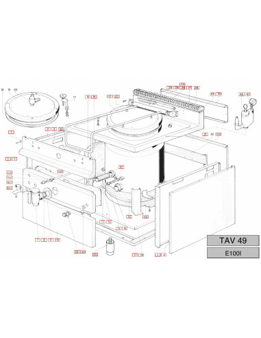 Pièces détachées MBM E100I Annee 2004 