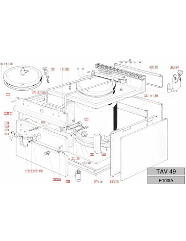 Pièces détachées MBM E100IA Annee 2004 