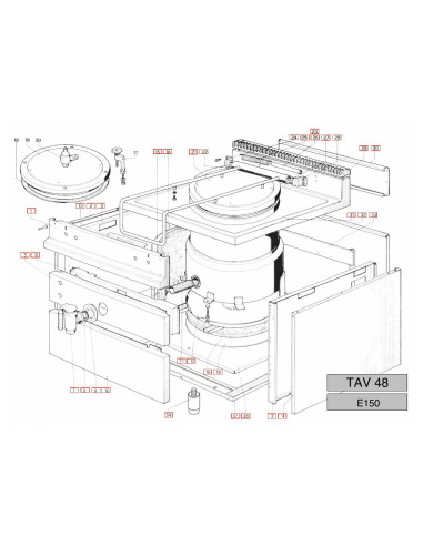 Pièces détachées MBM E150 Annee 2004 