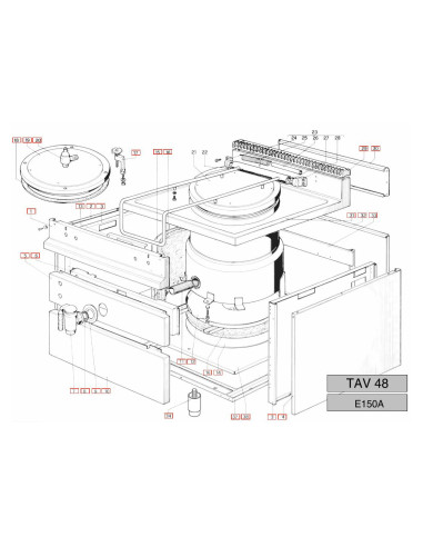 Pièces détachées MBM E150A Annee 2004 