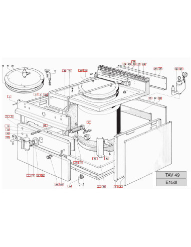 Pièces détachées MBM E150I Annee 2004 