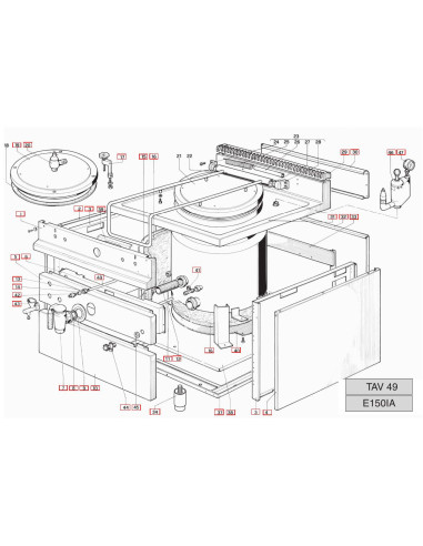 Pièces détachées MBM E150IA Annee 2004 