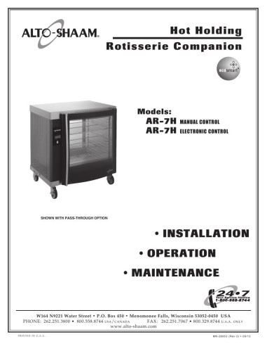 Pièces détachées ALTO-SHAAM AR-7H-Electronic - ALTO-SHAAM AR-7H-Electronic - Alto-Shaam