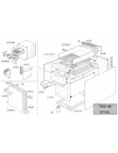 Pièces détachées MBM EFT45L Annee 2004 