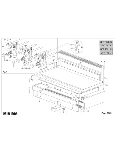 Pièces détachées MBM GFT106L Annee 2009 