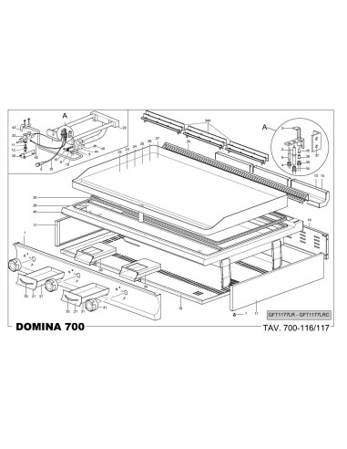 Pièces détachées MBM GFT1177LR Annee 2011 