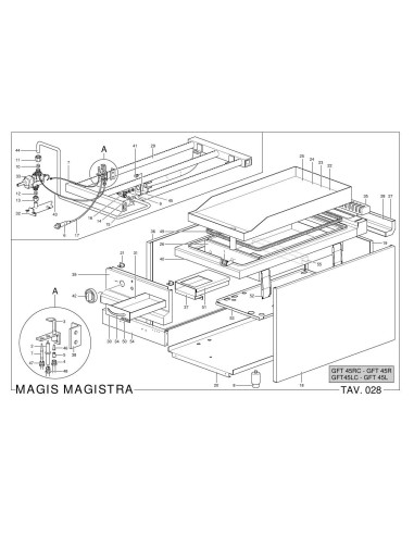 Pièces détachées MBM GFT45L Annee 2008 