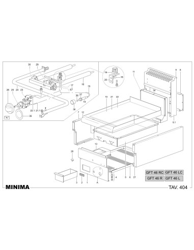 Pièces détachées MBM GFT46L Annee 2009 