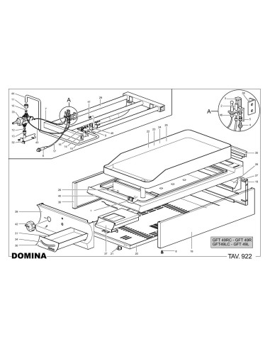 Pièces détachées MBM GFT49L Annee 0 