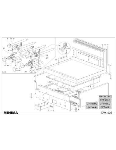 Pièces détachées MBM GFT66L Annee 2009 