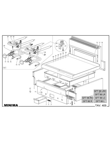 Pièces détachées MBM GFT66LR Annee 2008 