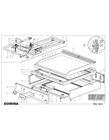 Pièces détachées MBM GFT99RC Annee 0 