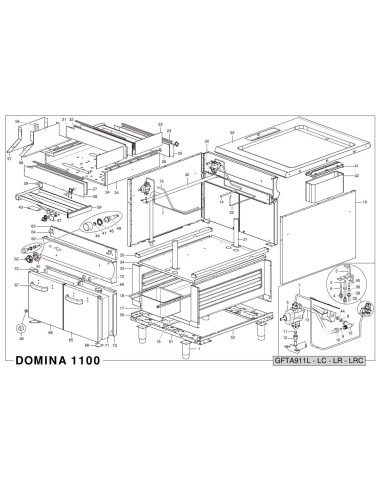 Pièces détachées MBM GFTA911L Annee 0 