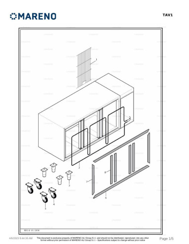 Pièces détachées MARENO TRKN30PA 