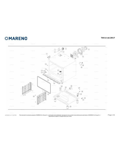 Pièces détachées MARENO MICEM051 