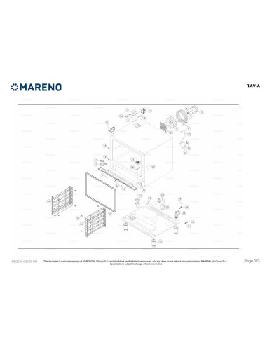 Pièces détachées MARENO MICEM051E 