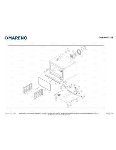 Pièces détachées MARENO MICET041 