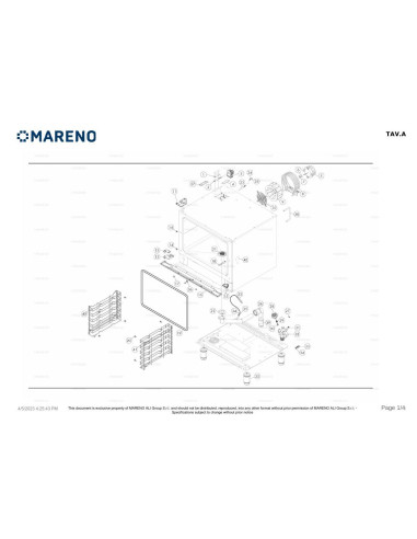 Pièces détachées MARENO MICET051E 