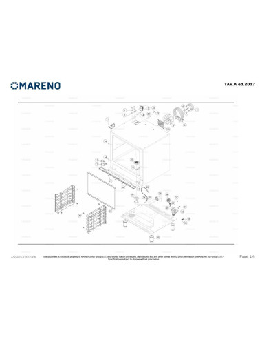 Pièces détachées MARENO MICET071 