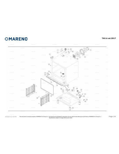 Pièces détachées MARENO MICET101 