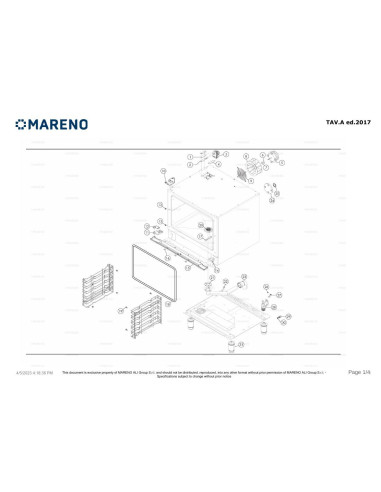 Pièces détachées MARENO MICGM051 