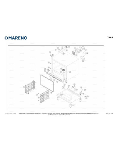 Pièces détachées MARENO MICGM051E 