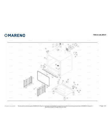 Pièces détachées MARENO MICGM071 