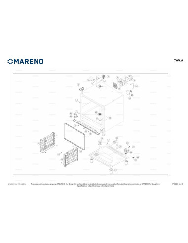 Pièces détachées MARENO MICGM071E 