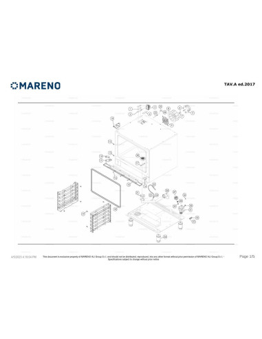 Pièces détachées MARENO MICGT051 