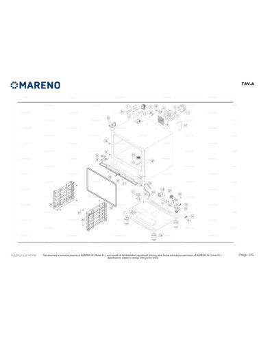 Pièces détachées MARENO MICGT051E 