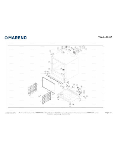 Pièces détachées MARENO MICGT071 