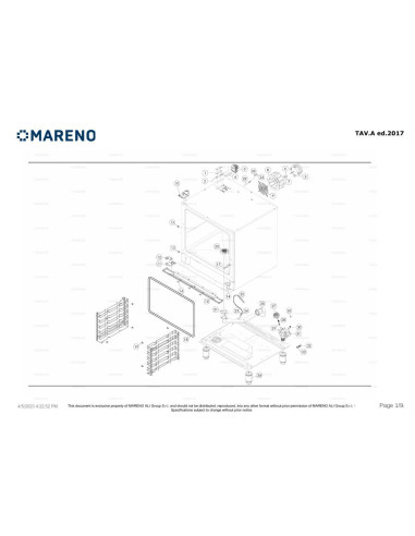 Pièces détachées MARENO MICGT101 