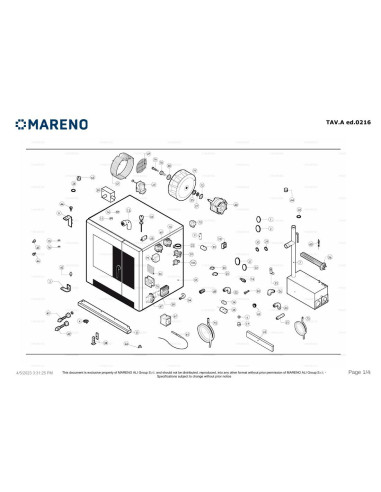 Pièces détachées MARENO MLBES071 