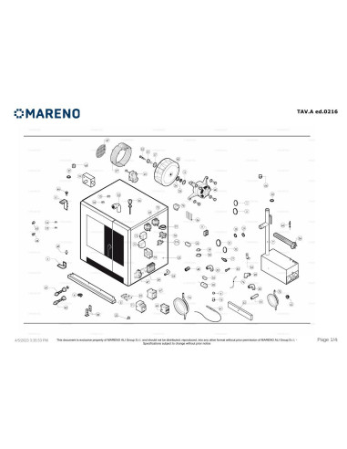 Pièces détachées MARENO MLBES101 