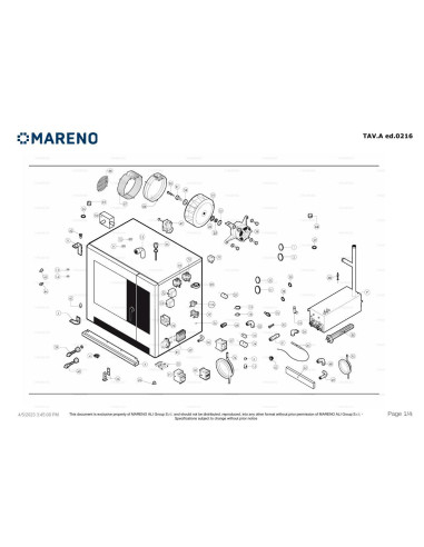 Pièces détachées MARENO MLBES102 