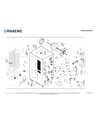 Pièces détachées MARENO MLBES201 