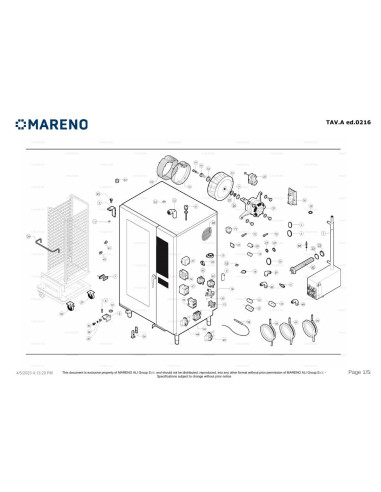 Pièces détachées MARENO MLBET202 