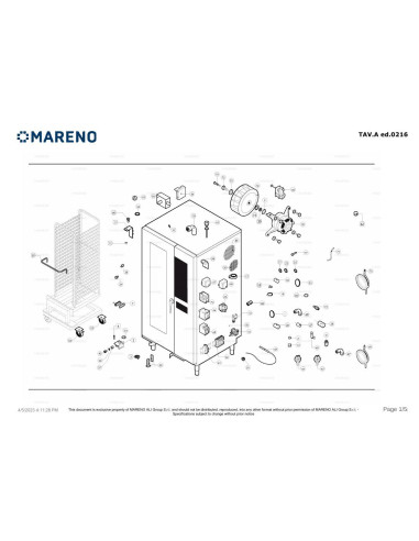 Pièces détachées MARENO MLVGS201 