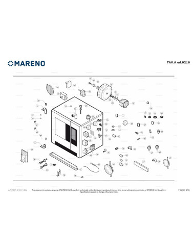 Pièces détachées MARENO MLVGT071 