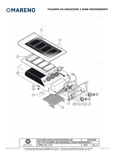 Pièces détachées MARENO NITC94TE-NP 