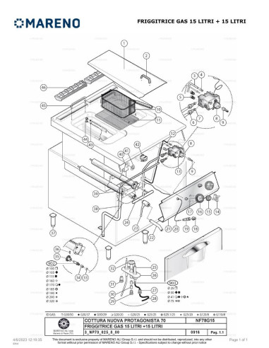 Pièces détachées MARENO NF78G15-NP 